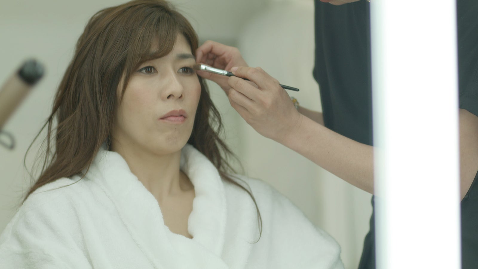 吉田沙保里／メイキングより（提供写真）