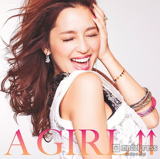 「A GIRL↑↑mixed by DJ和」ジャケットモデル:中村アン