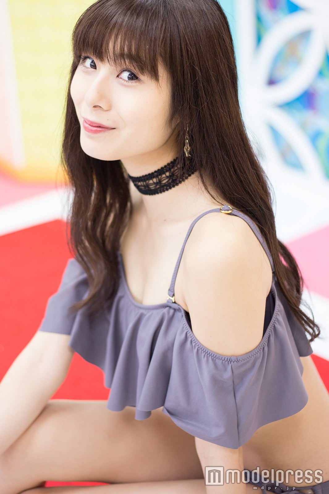 沖舘唯／￥15,120／水着提供：PEAK&PINE（C）モデルプレス