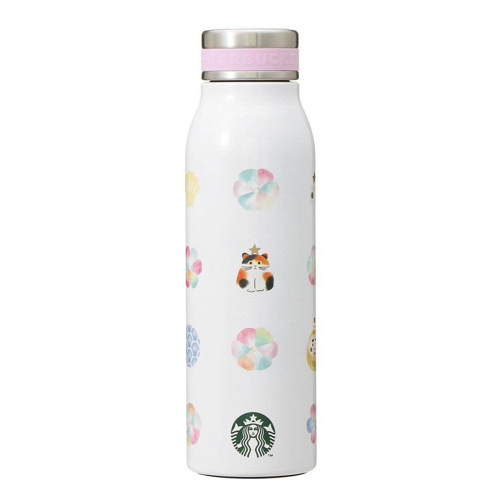 ステンレスボトルJAPANホワイト444ml ¥4,180／画像提供：スターバックス コーヒー ジャパン