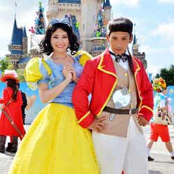 右:「美女と野獣」のガストン(野獣たん)、左:白雪姫(Selene)