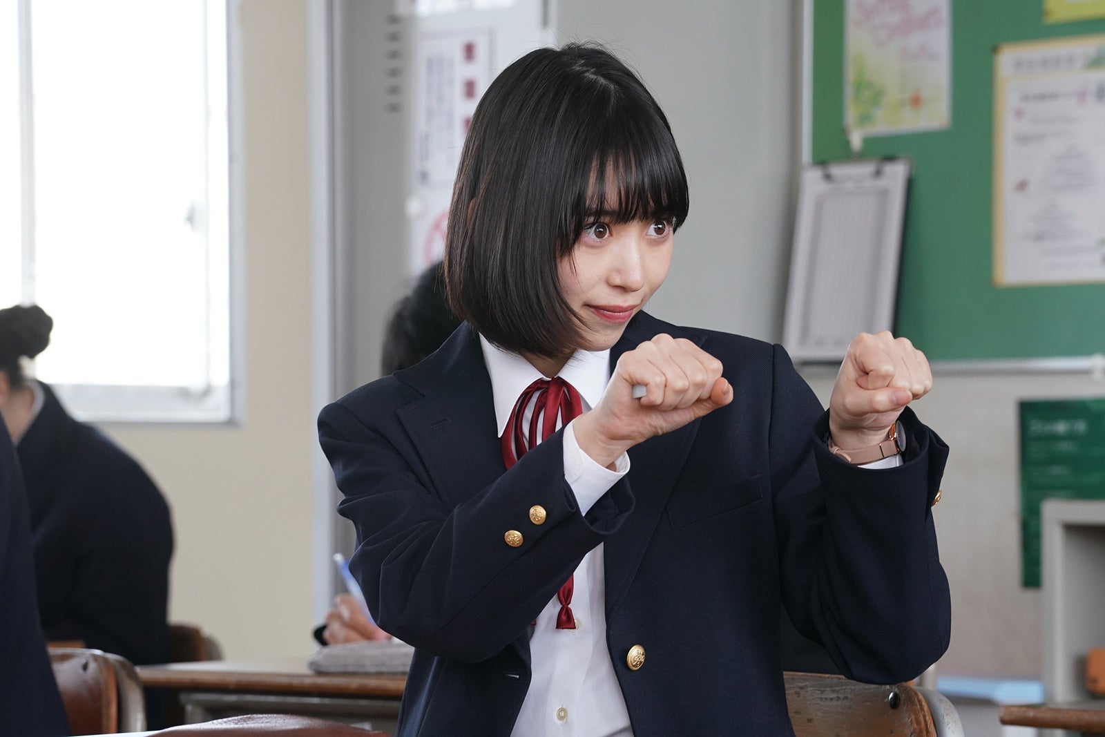 森川葵／「ナンバMG5」第1話より（C）フジテレビ