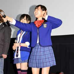 ファンへ呼びかけをする渡辺美優紀