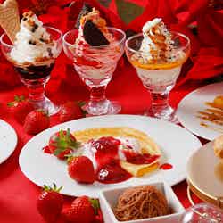 フェスティブストロベリー スイーツブッフェ~スノーマンワンダーランド~/提供画像