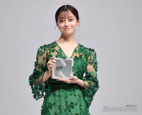 橋本環奈「どっぷり染まっていた」今年の“一大ニュース”発表 紅白初司会に意気込み語る<LINE NEWS AWARDS 2022>