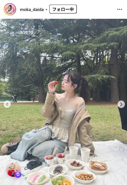 代田萌花Instagramより