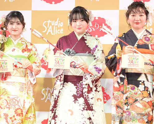 元人気子役の小林星蘭・鈴木梨央・谷花音、晴れ着姿で集結 10代ラストイヤーの抱負語る