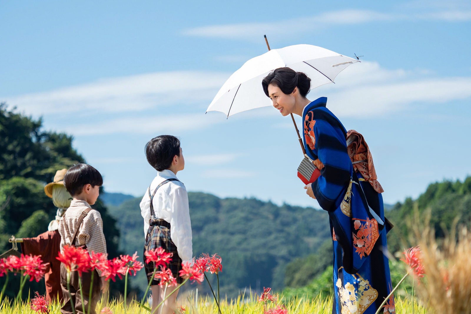 平山正剛、木村優来、松嶋菜々子「あんぱん」第3話（C）NHK