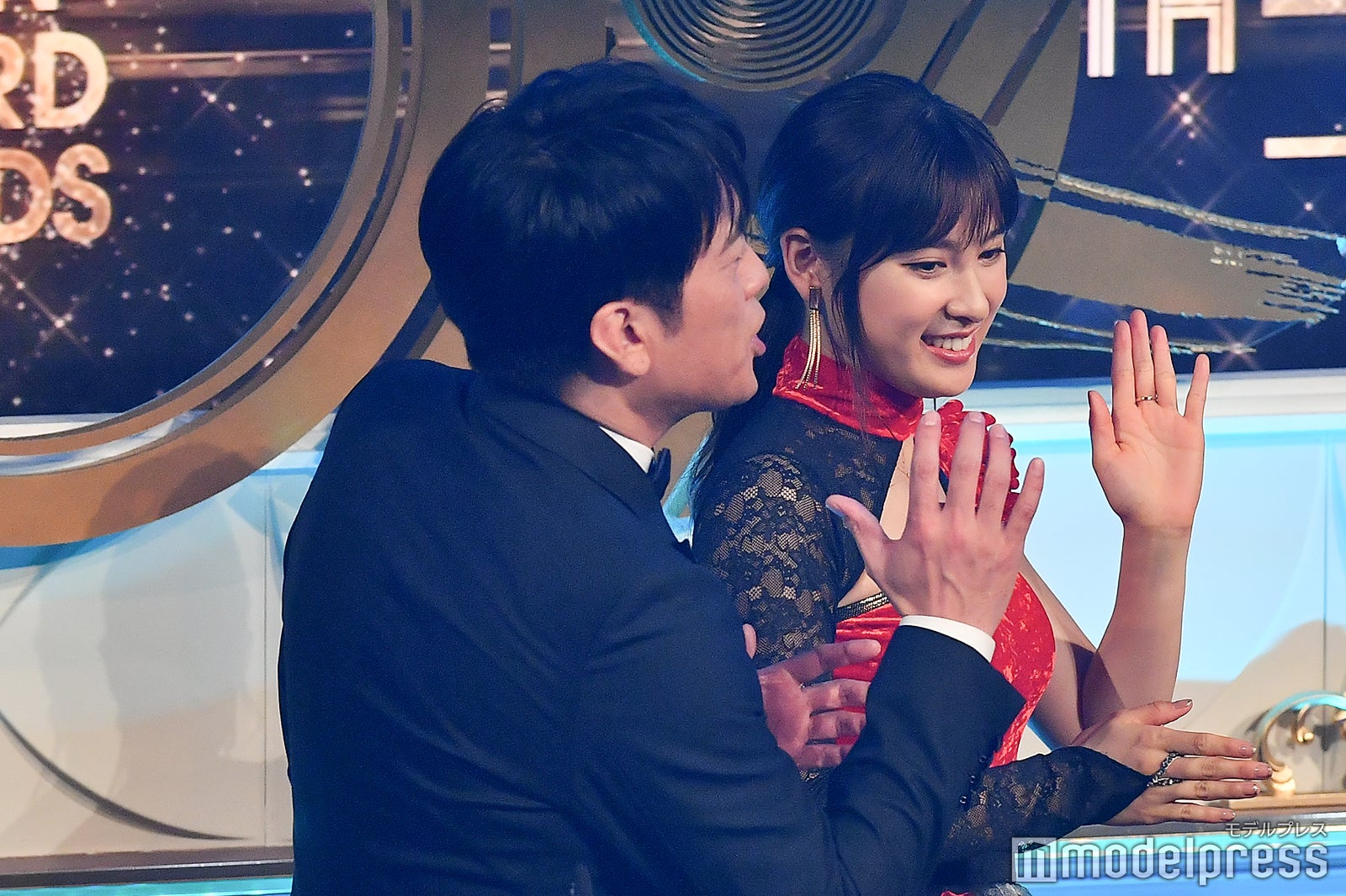 安住紳一郎TBSアナウンサー、土屋太鳳 （C）モデルプレス