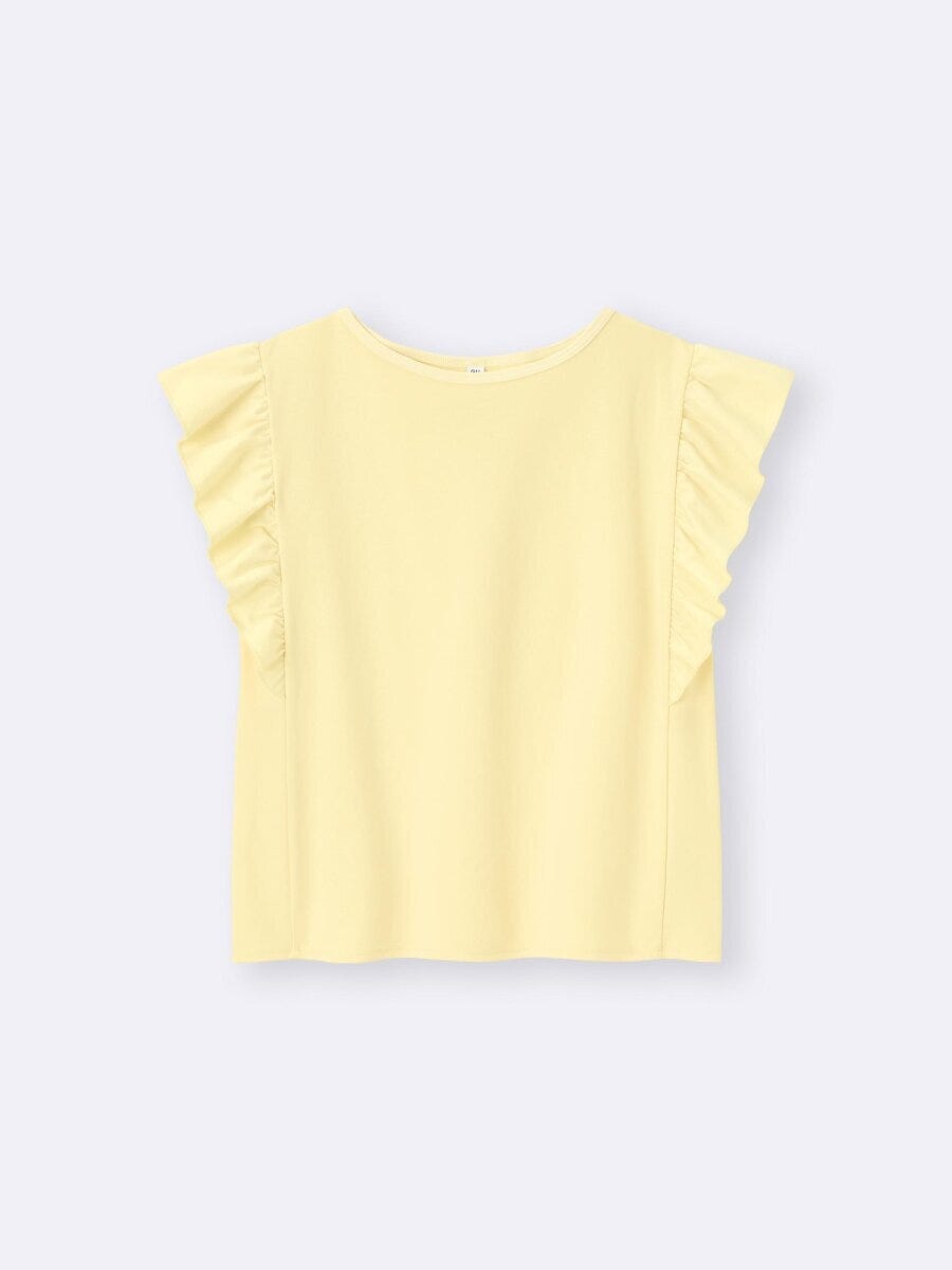 GU ドライフリルスリーブT GUのドライフリルスリーブT