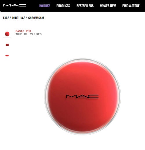 「CHROMACAKE」ベーシック・レッド／M・A・C公式サイトより