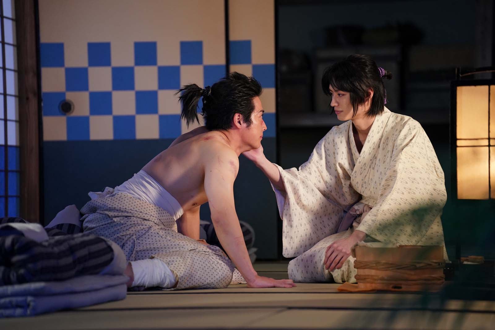 羽谷勝太、杢代和人「君とゆきて咲く～新選組青春録～」第4話より（C）テレビ朝日