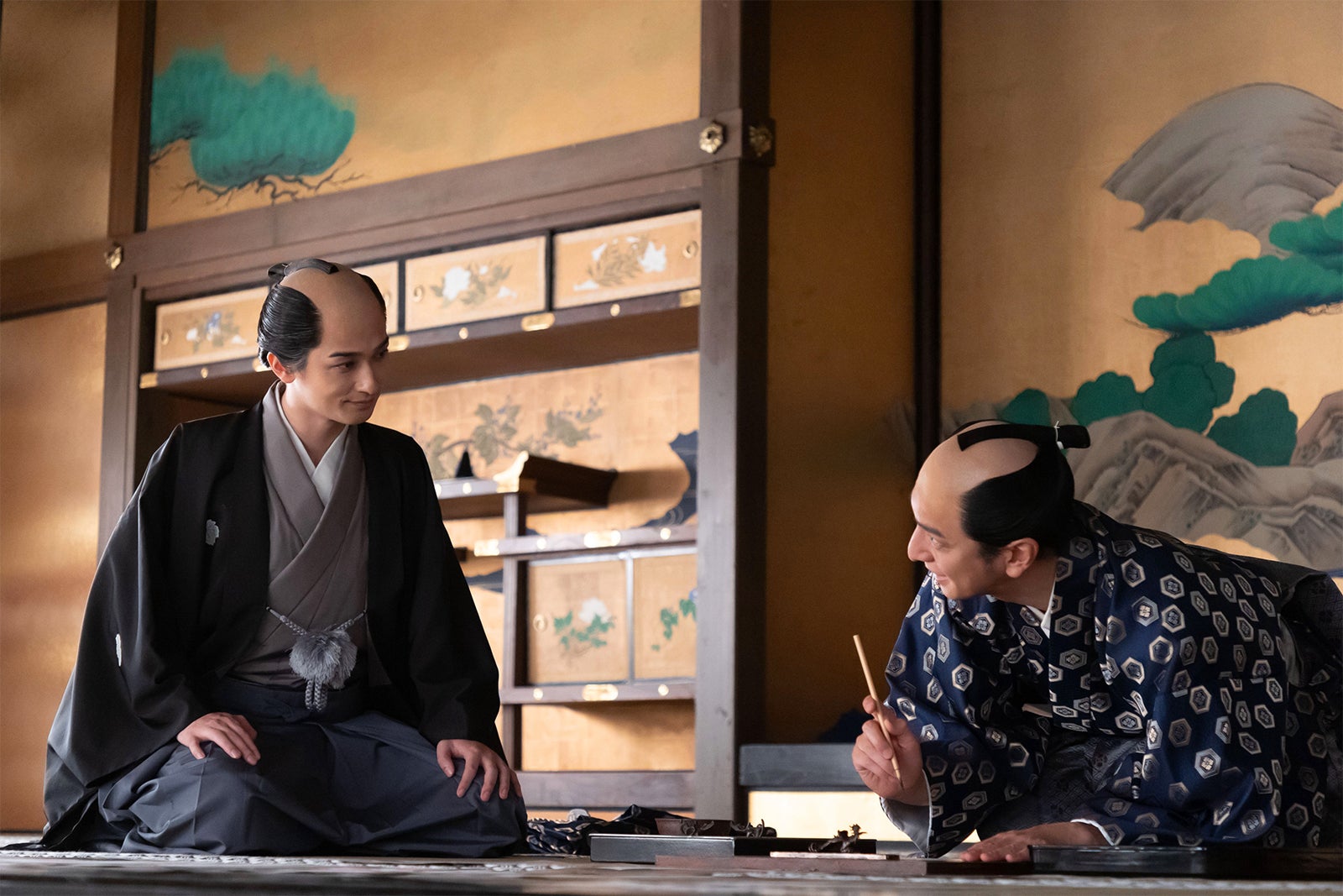 横浜流星、生田斗真「べらぼう～蔦重栄華乃夢噺～」最終話（C）NHK