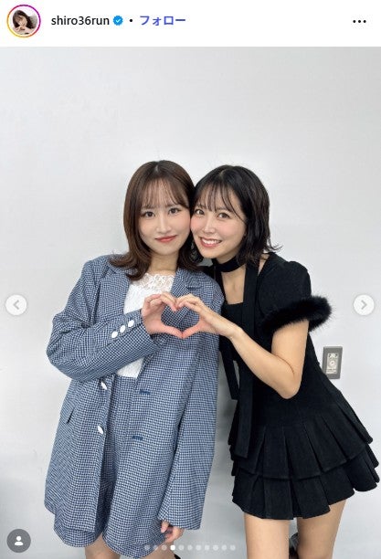 白間美瑠Instagramより