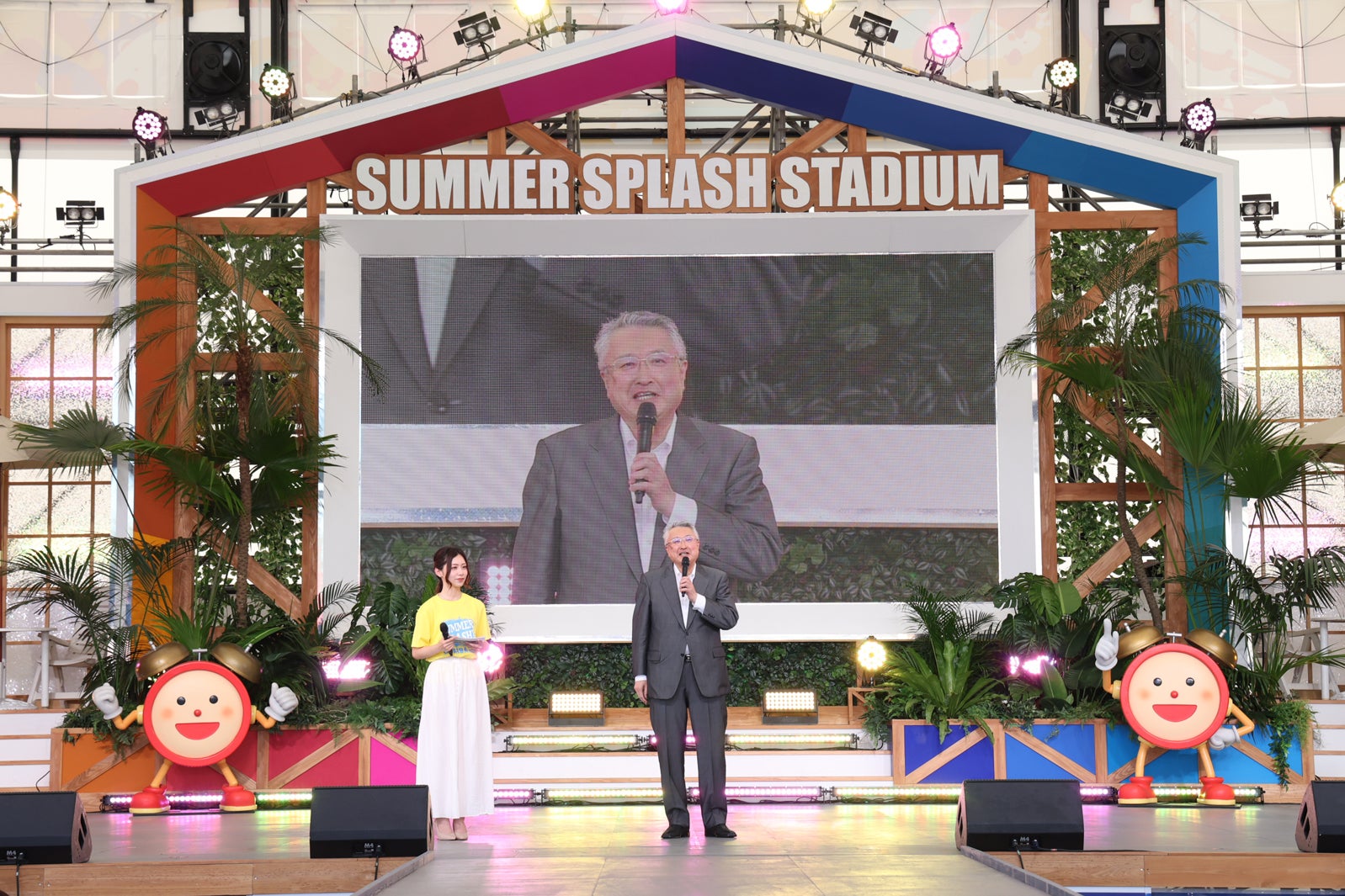 「お台場冒険王2023 SUMMER SPLASH！TOKYO GIRLS COLLECTION〜」オープニングトークの様子（提供写真）