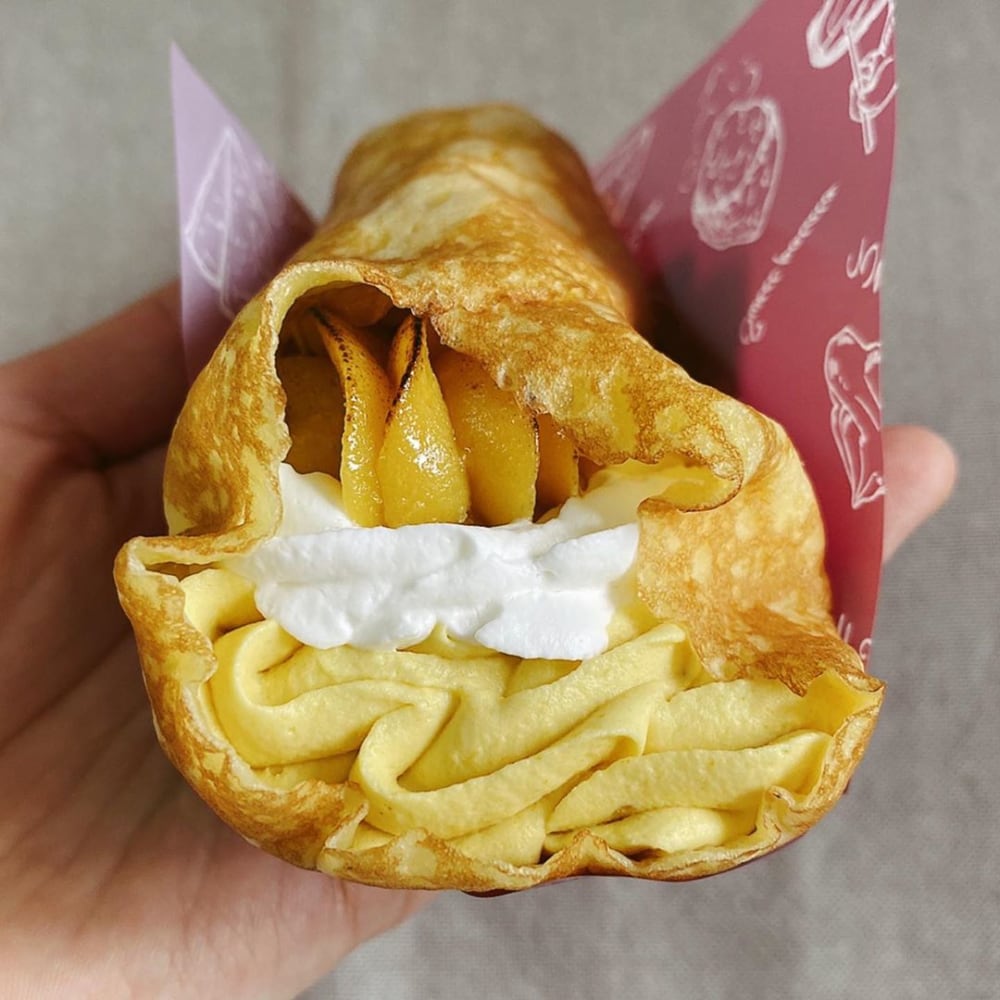 ファミリーマートの安納芋のクレープ