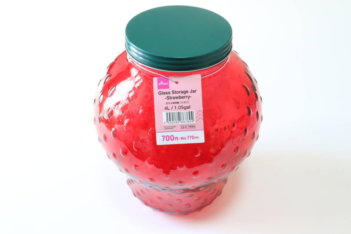 ダイソー いちご保存瓶 ダイソー いちご保存瓶