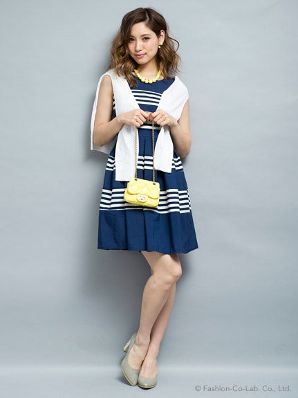 マルチボーダーワンピ「Million Carats」6,274円（税込）