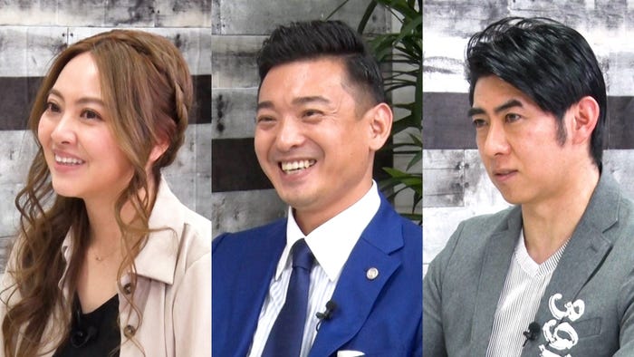 (左から)星ひとみ、木下レオン、シウマ(C)フジテレビ