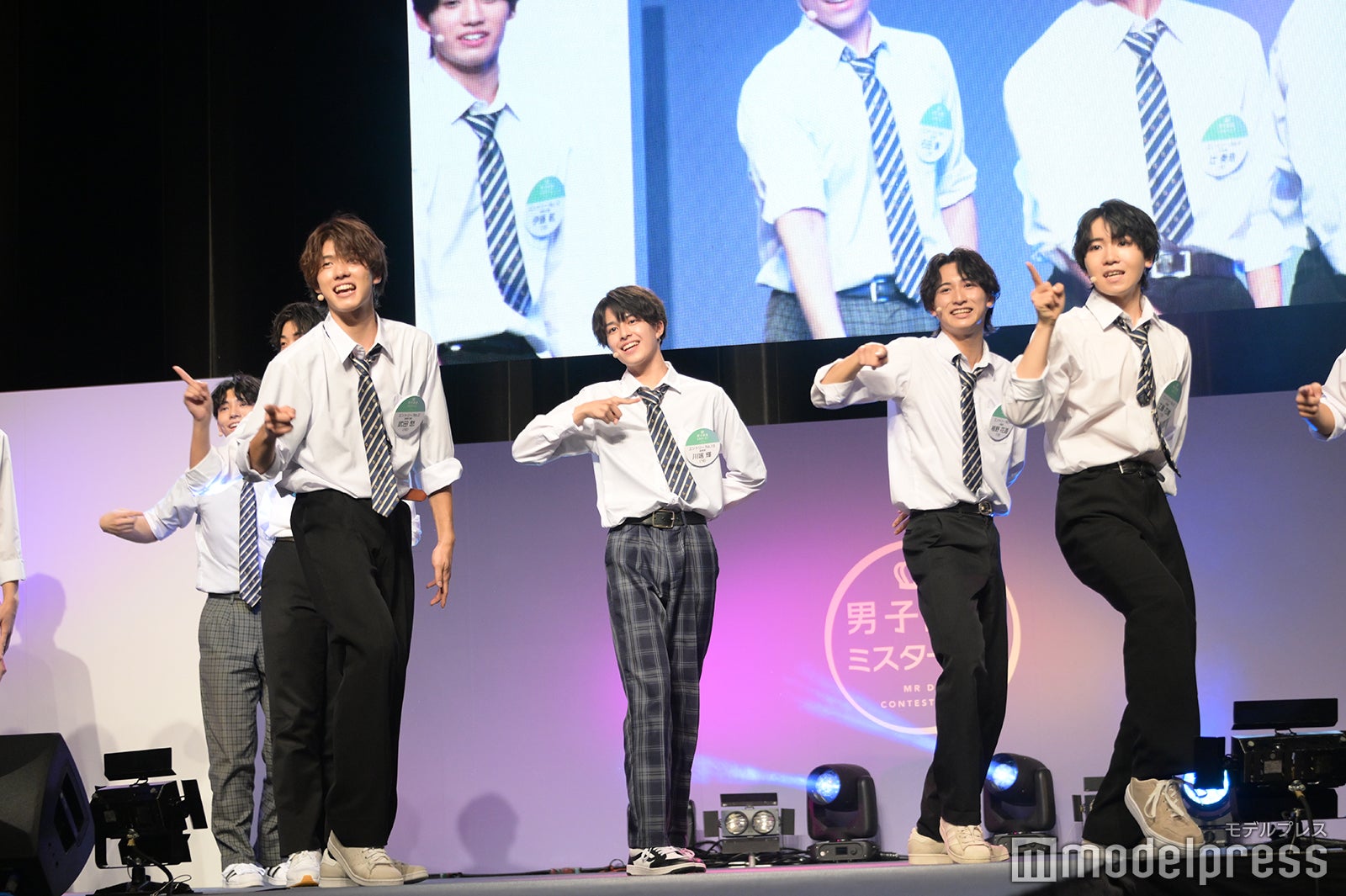 「男子高生ミスターコン2023」審査結果発表の様子（C）モデルプレス