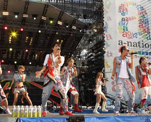 <a-nationレポ>AAA、「a-nation」で乱舞 トップバッターで全力パフォーマンス