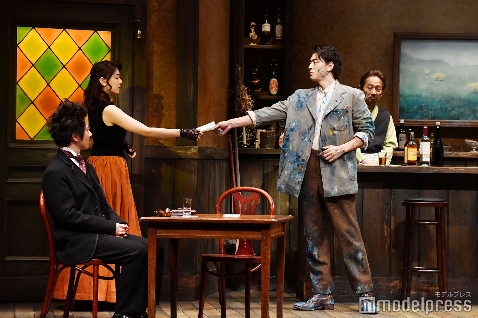 舞台「ピカソとアインシュタイン ～星降る夜の奇跡～」公開舞台稽古 （C）モデルプレス