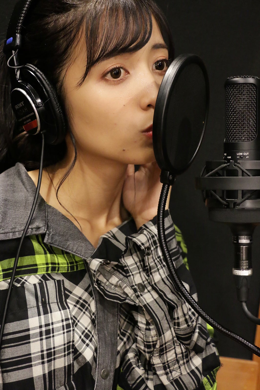 ゆん／レコーディング風景（提供写真）