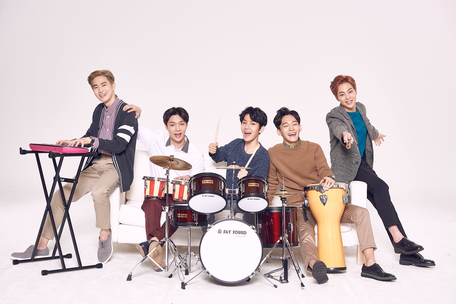 「ロッテ免税店」のイメージキャラクターを務めるEXO／画像提供：株式会社ホテルロッテ ロッテ免税店