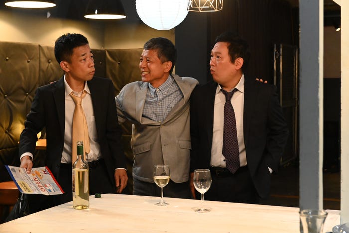 多田健二、勝村政信、善し(C)NTT DOCOMO, INC./東海テレビ