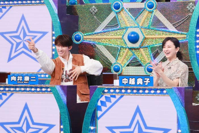 向井康二、中越典子(C)テレビ朝日