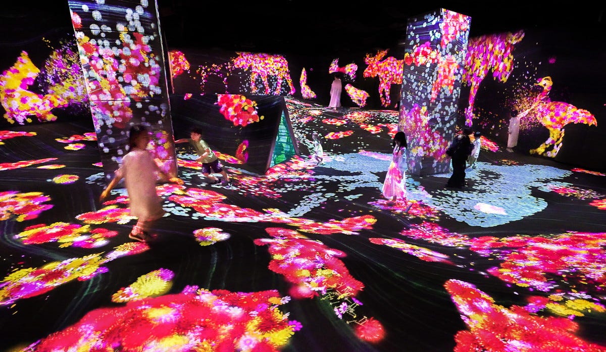 福岡「チームラボフォレスト」秋の花々咲く季節限定アート演出