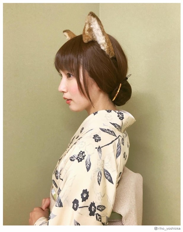 吉岡里帆、“キツネ耳”姿が可愛すぎる「究極の美しさ」「見惚れる」