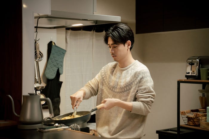 成田凌「冬のなんかさ、春のなんかね」第9話(C)日本テレビ