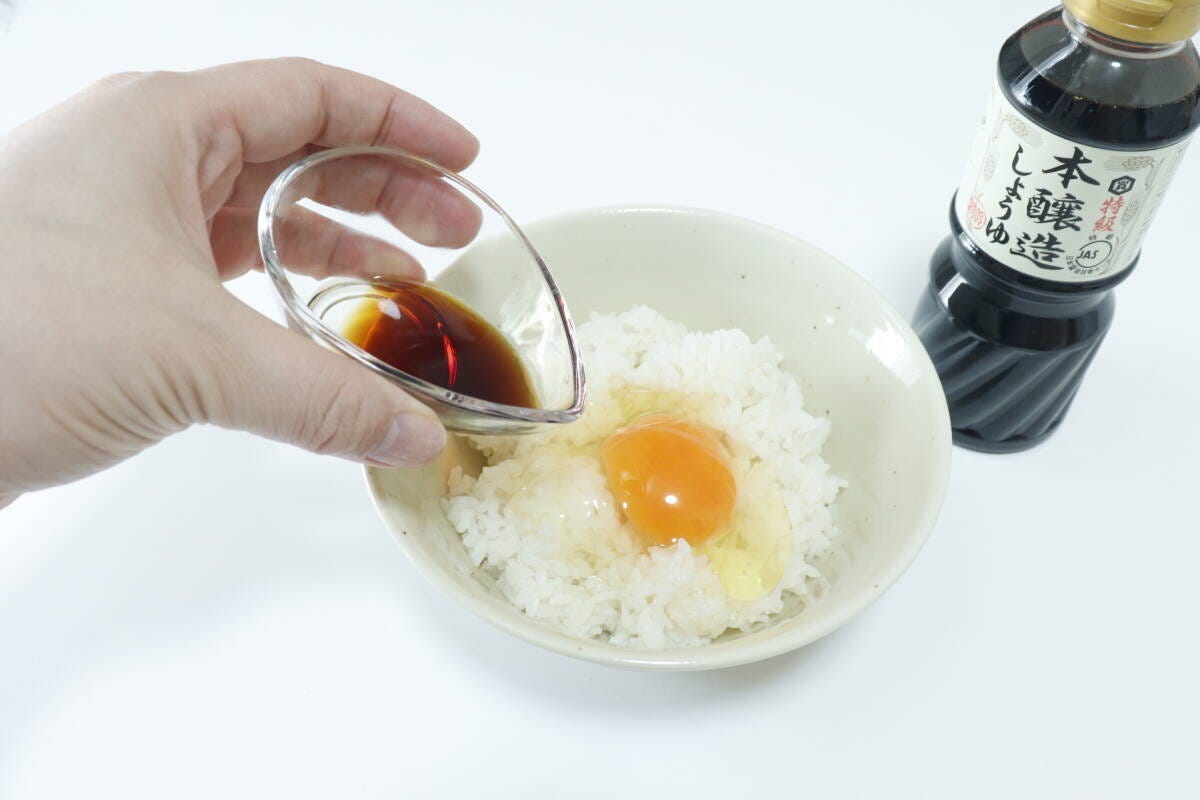 ダイソーの特級本醸造しょうゆの使用例