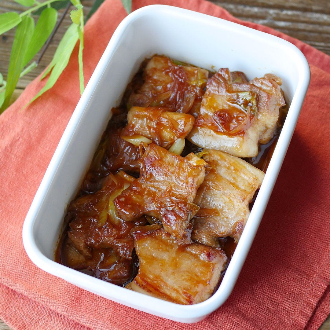 【作り置き】ごはんがススム。長ねぎと豚肉のコチュジャン炒め