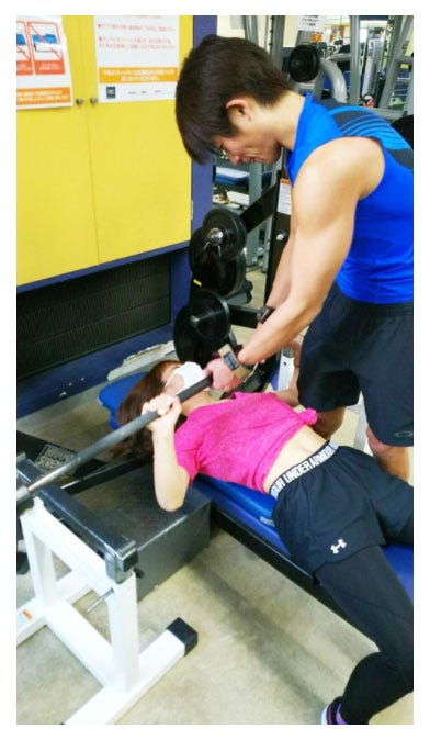 夫婦でトレーニングに励む辻・杉浦夫妻/杉浦太陽オフィシャルブログ(Ameba)より