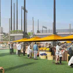 マルシェやお祭りなど、幅広い活用が想定されている(イメージ)提供:読売巨人軍