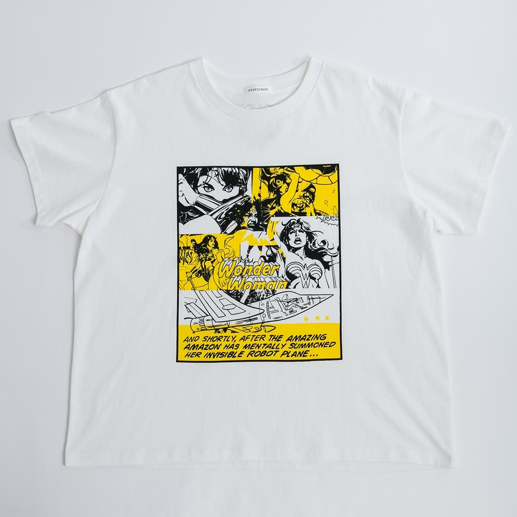 「ワンダーウーマン」とのコラボアイテム(提供写真)
