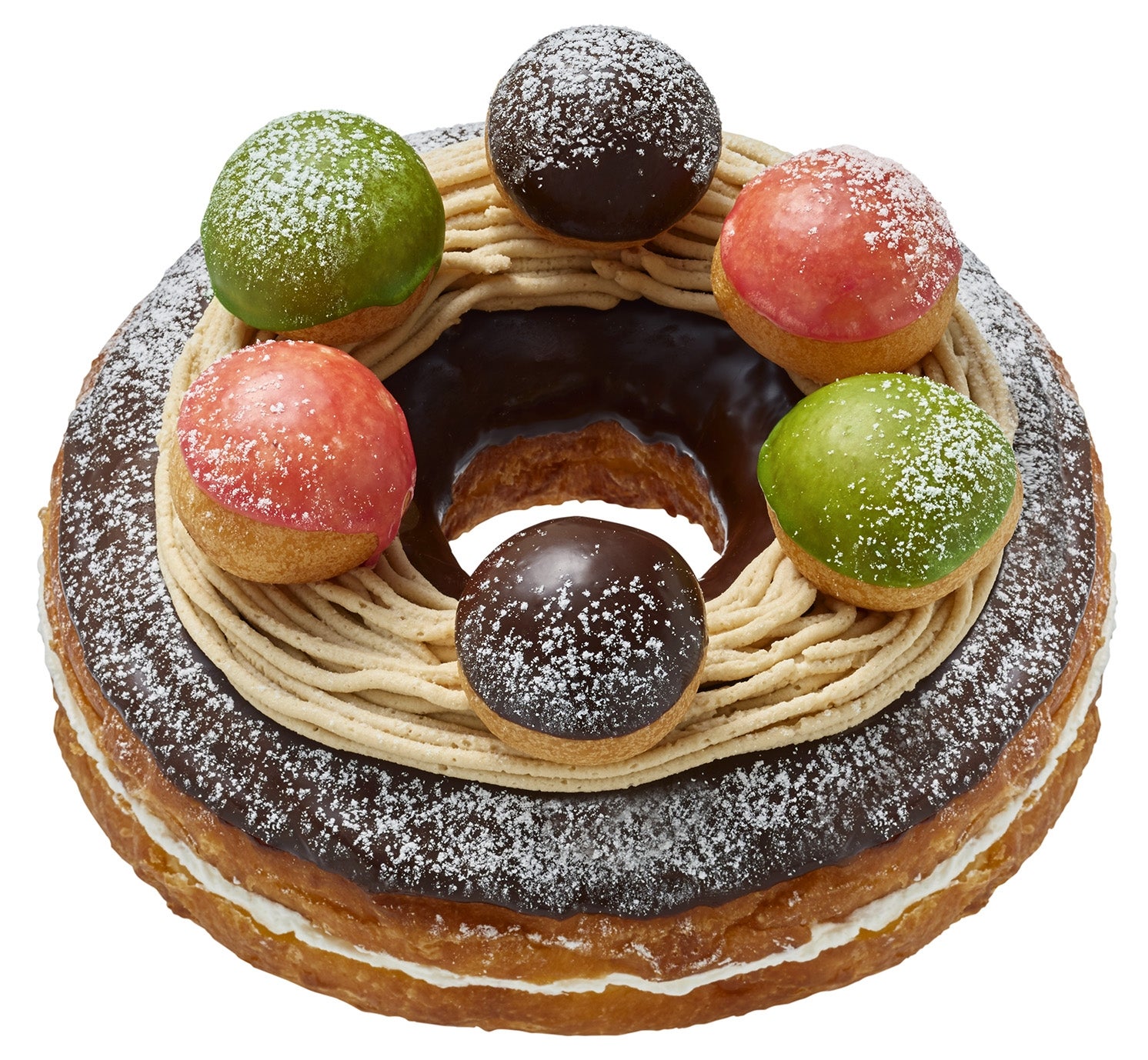 クリスマスビッグドーナツ／画像提供：ダスキン