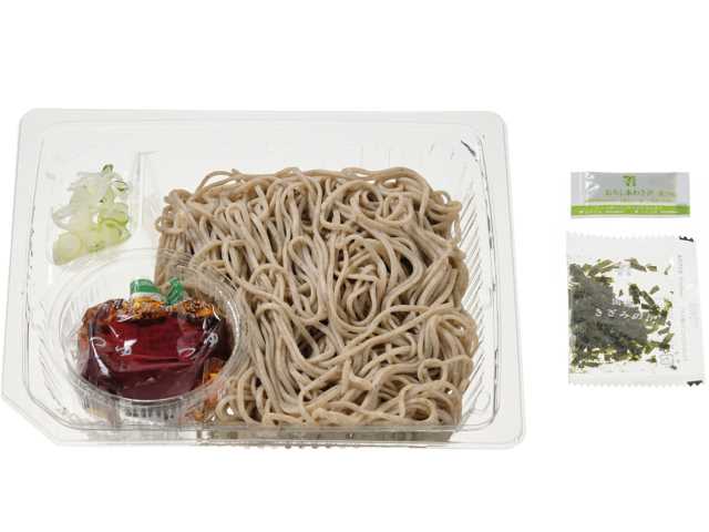 北海道産そば粉使用 ざるそば（提供写真）