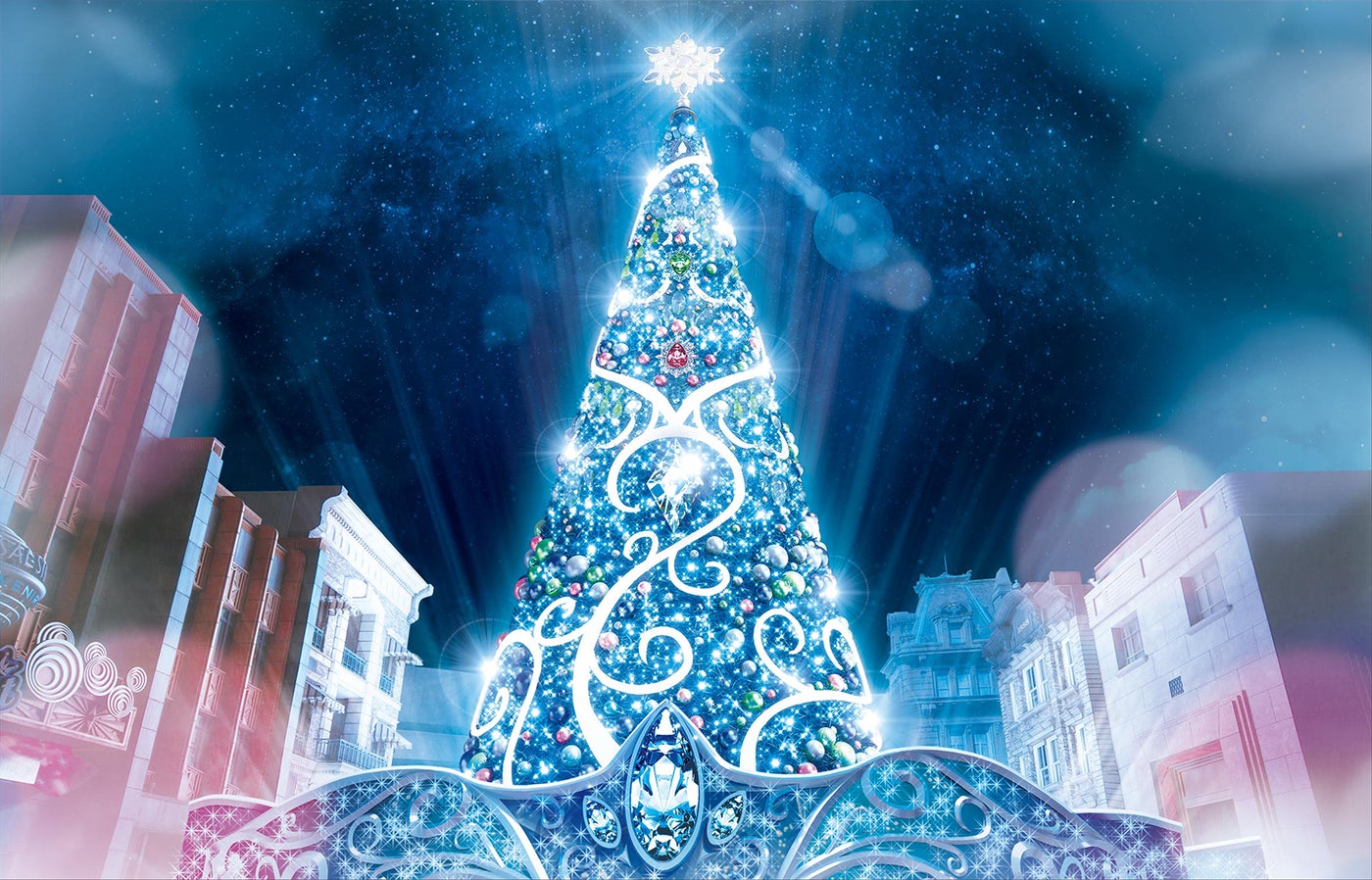 ユニバーサル・クリスタル・クリスマス／画像提供：ユニバーサル・スタジオ・ジャパン