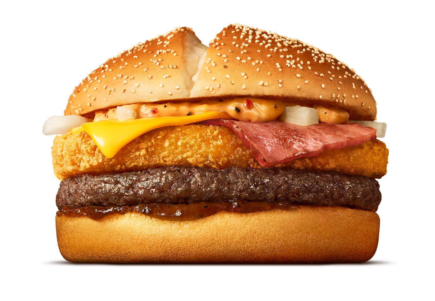 にんにく ザク切りポテト肉厚ビーフ／画像提供：マクドナルド