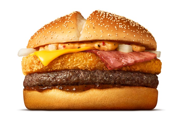 にんにく ザク切りポテト肉厚ビーフ/画像提供:マクドナルド