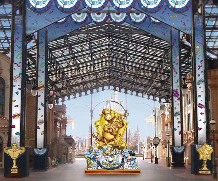 ドナルドのモニュメント(C)Disney