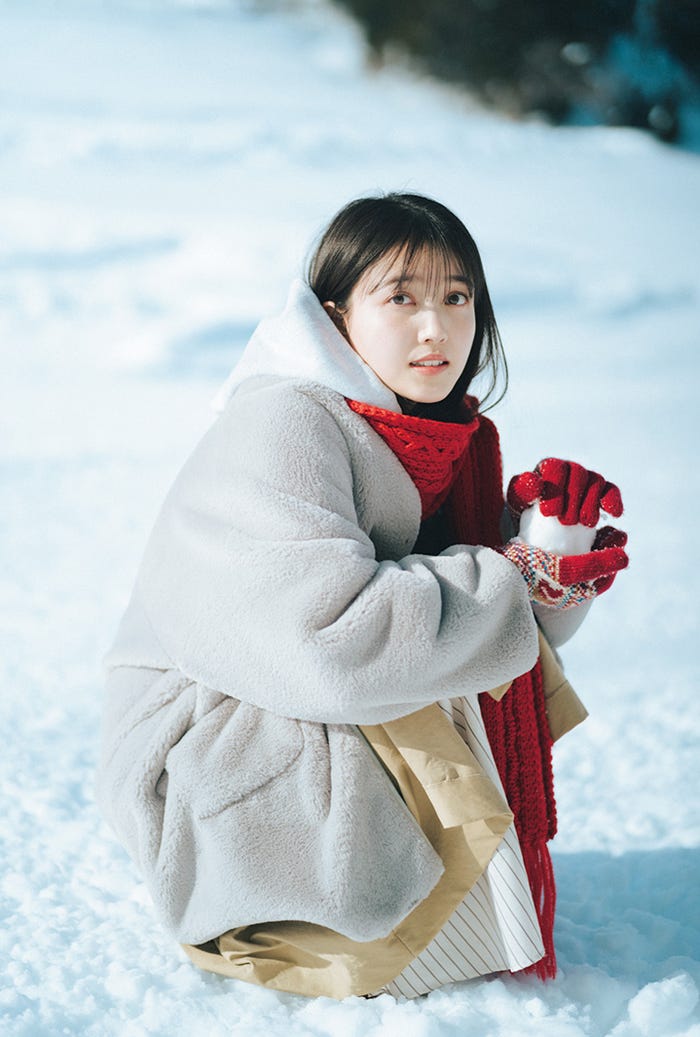 久保史緒里「B.L.T.2023年3月号」セブンネットショッピング購入特典ポストカードC(提供写真)