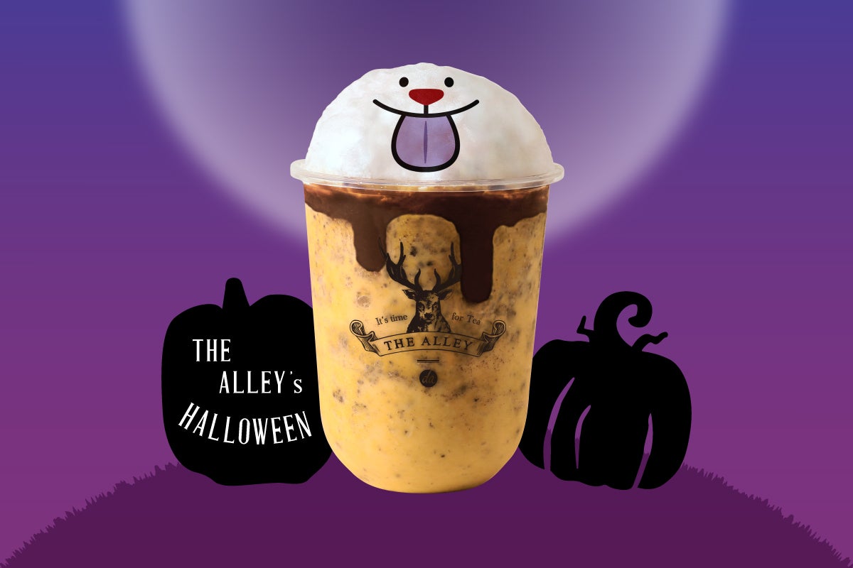 パンプキンゴーストスムージーCOLD Mサイズ￥735（税込）／画像提供：ポトマック