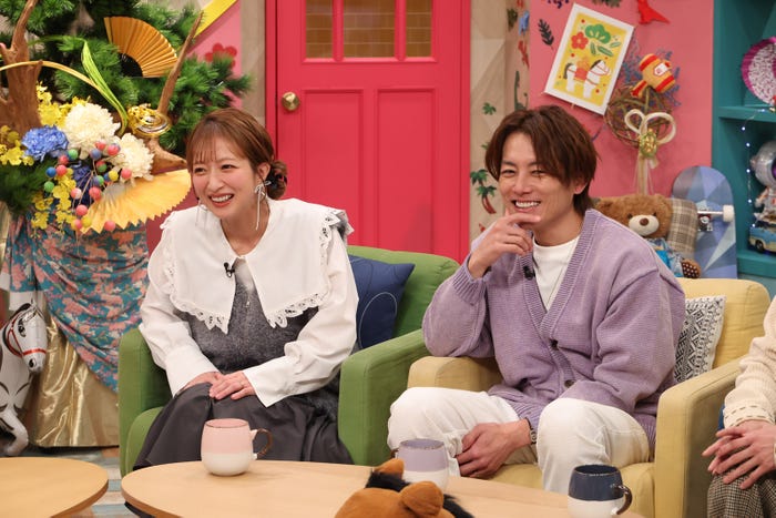 辻希美、杉浦太陽(C)テレビ朝日