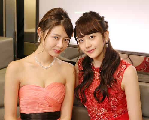 松井愛莉、初の“キャバ嬢”に 古畑星夏とヒロイン共演で華やか2ショット<ラブホの上野さん season2>