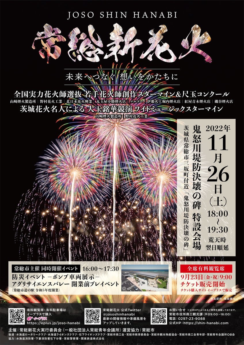画像提供：常総新花火実行委員会
