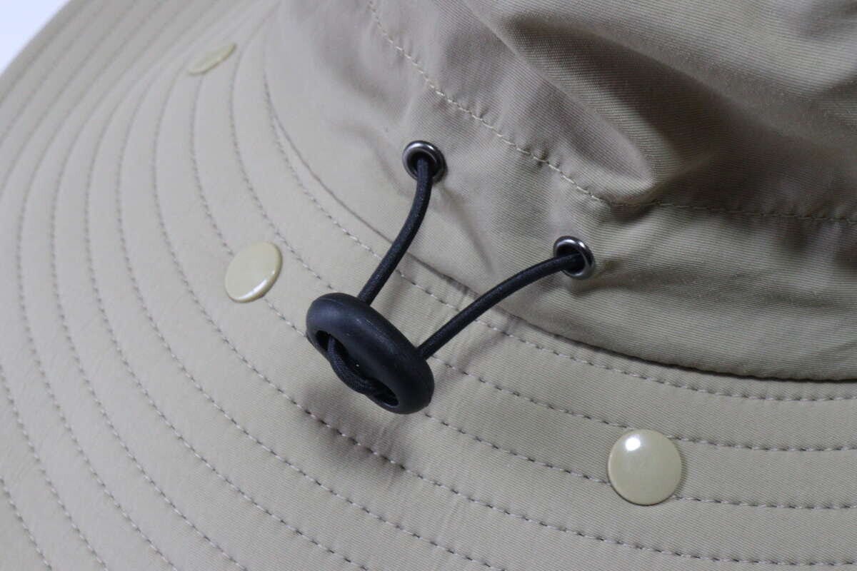 ネックカバーハット　サイズ調整